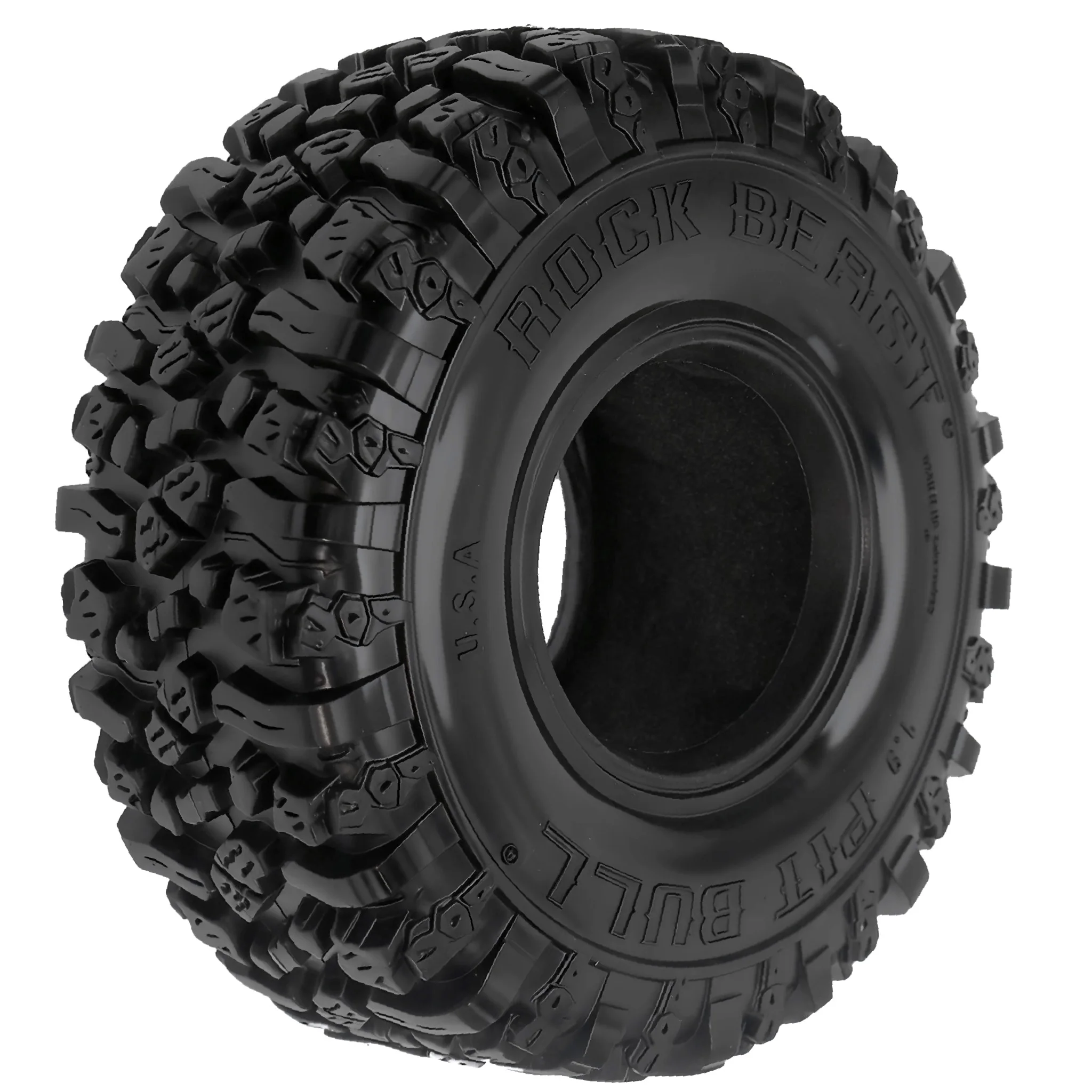 4 pezzi da 1.9 pollici pneumatici in gomma 1.9 pneumatici delle ruote 110x42mm per 1/10 Rc Car Crawler Trax Trx4 Trx6 Axial Scx10 Axi03007 90046