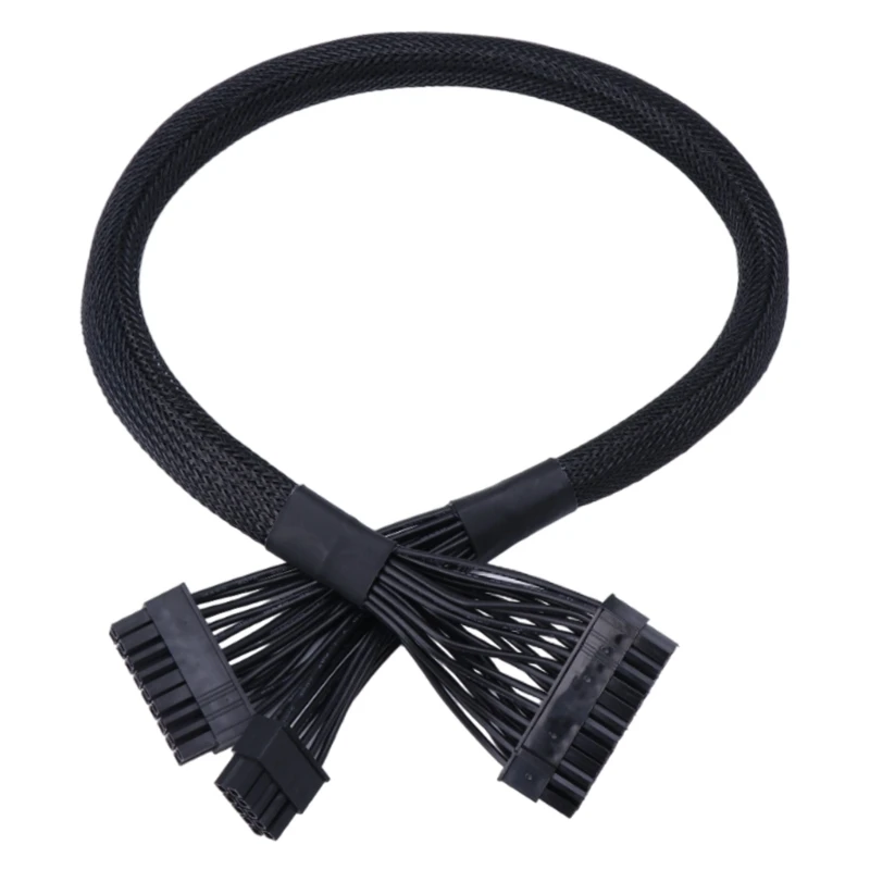 

24Pin Power Supply Cable 24Pin to 10Pin 18Pin Sleeved Cord for G1 P2 T2 PSUs Modular