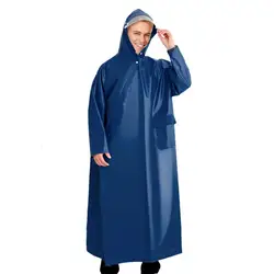 Rain Coat Poncho Raincoat Jacket Waterproof Rain Poncho With Zippers Hooded Full Body Protection For Men Women Adults For