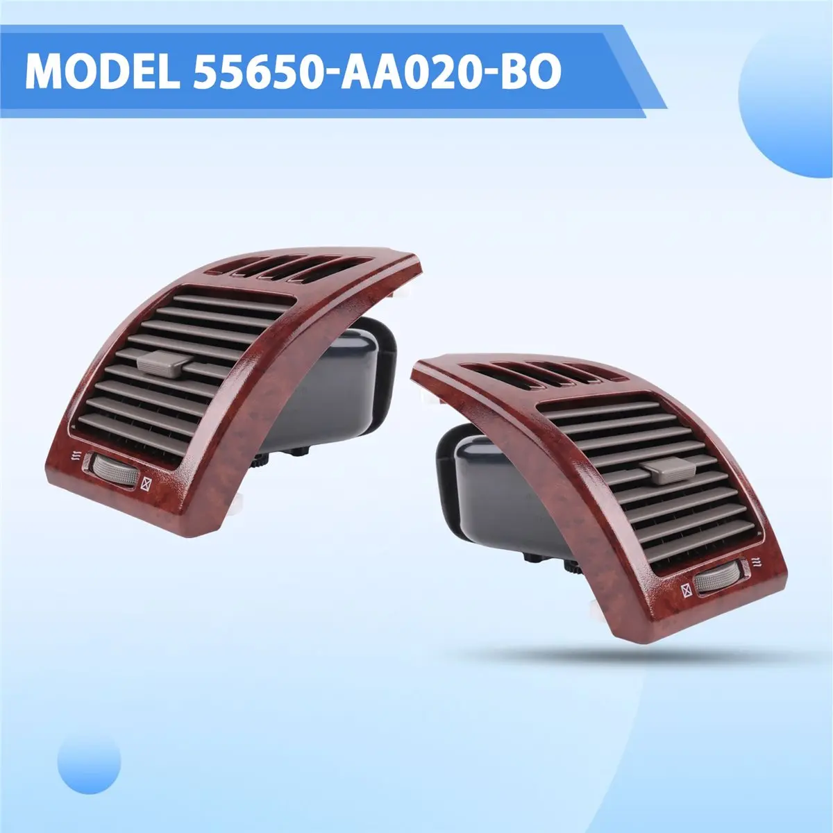 #22K Car Air Vent Outlet Dashboard Panel for Toyota Camry 2002-2006,Air Vent,(ABS)