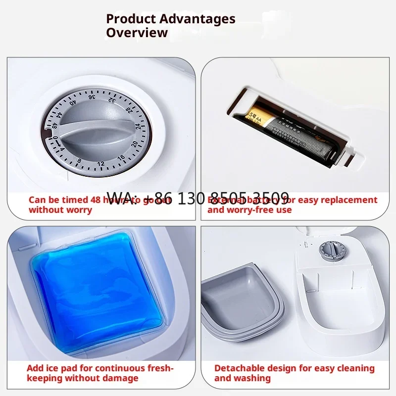 automatic-dog-cat-pet-feeder-eco-friendly-waterproof-battery-operated-large-capacity-700ml-ultra-quiet-portable-outdoor-use-time