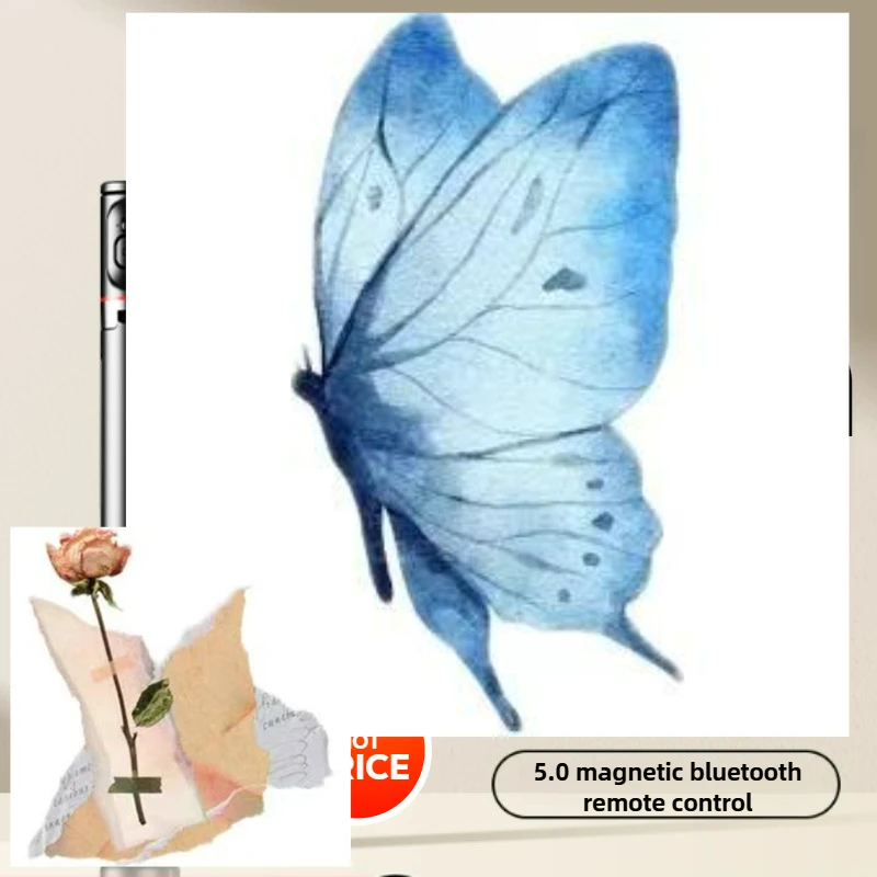 

1.77m Selfie Stick Tripod Auto Pop-Open Stand with Bluetooth-Compatible Magnetic Remote Control TT01 Drop Automatically Tripod