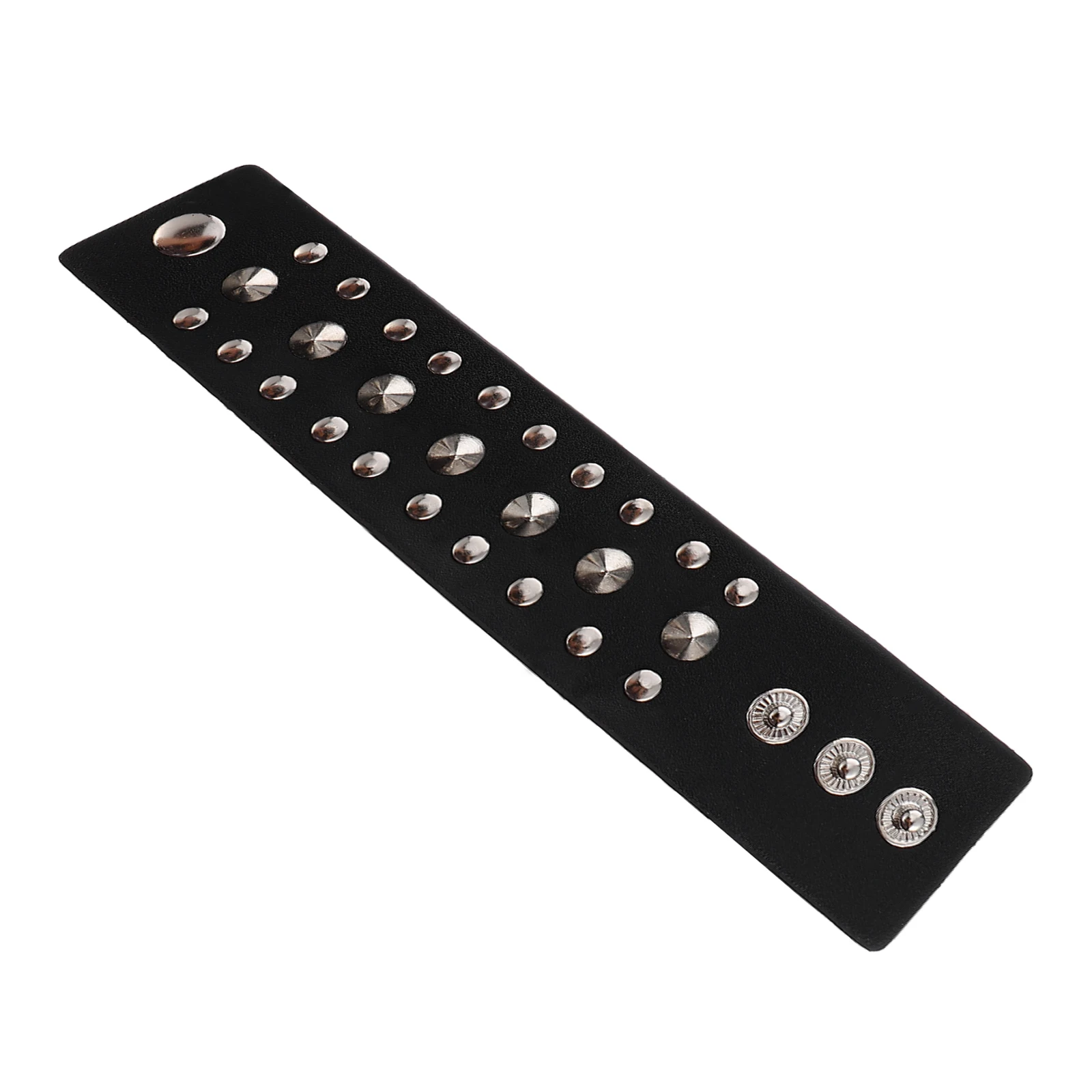 

1pc Rivet Bracelet Adjustable Wristband Fashion Punk Style Party Show Hand Chain Bangle Decoration Diy Ornament Birthday