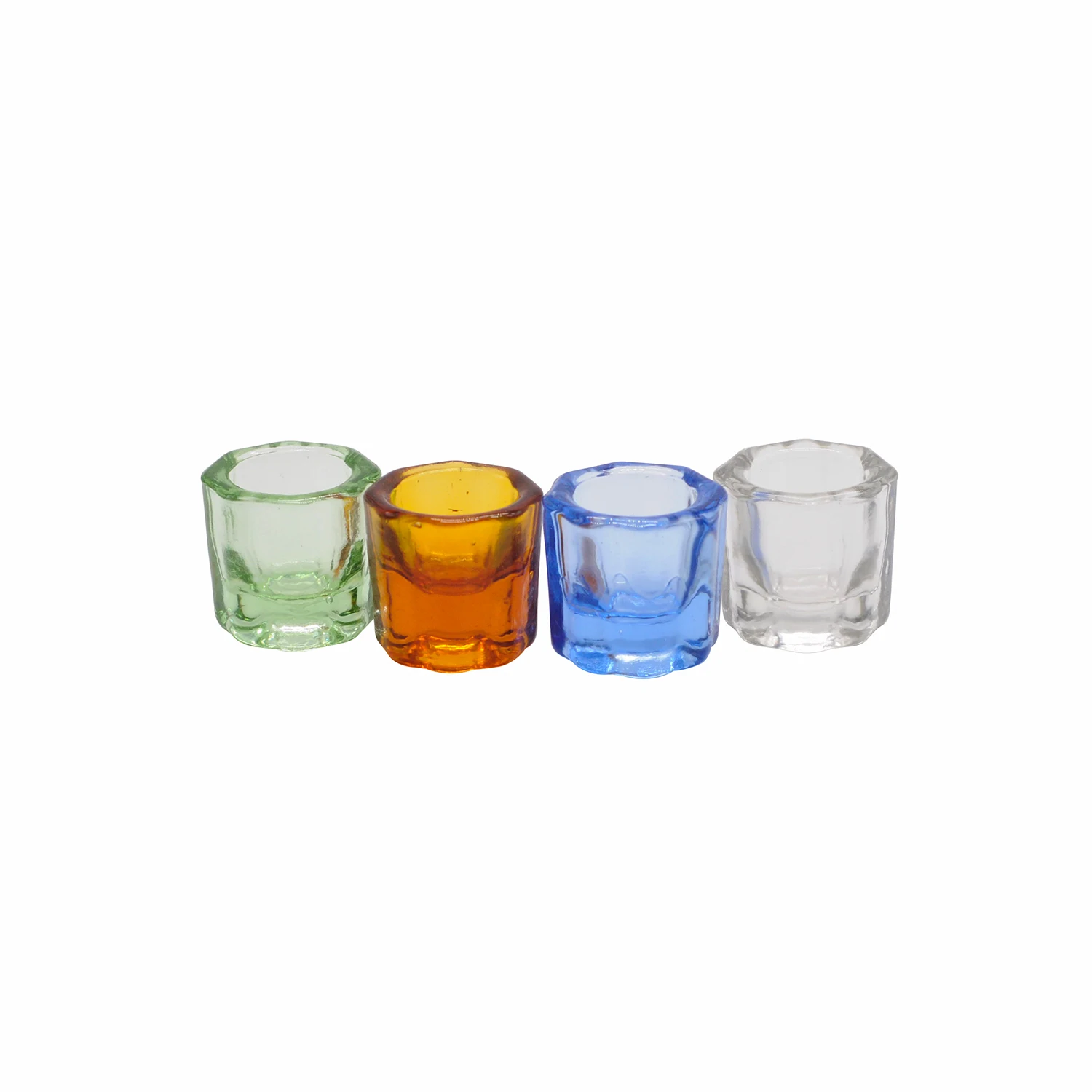 Dental Mixing Bowls Cup  Glass Dappen Dish Household Glassware Octagonal Cups Dentist Lab Products Tools Special Promotion