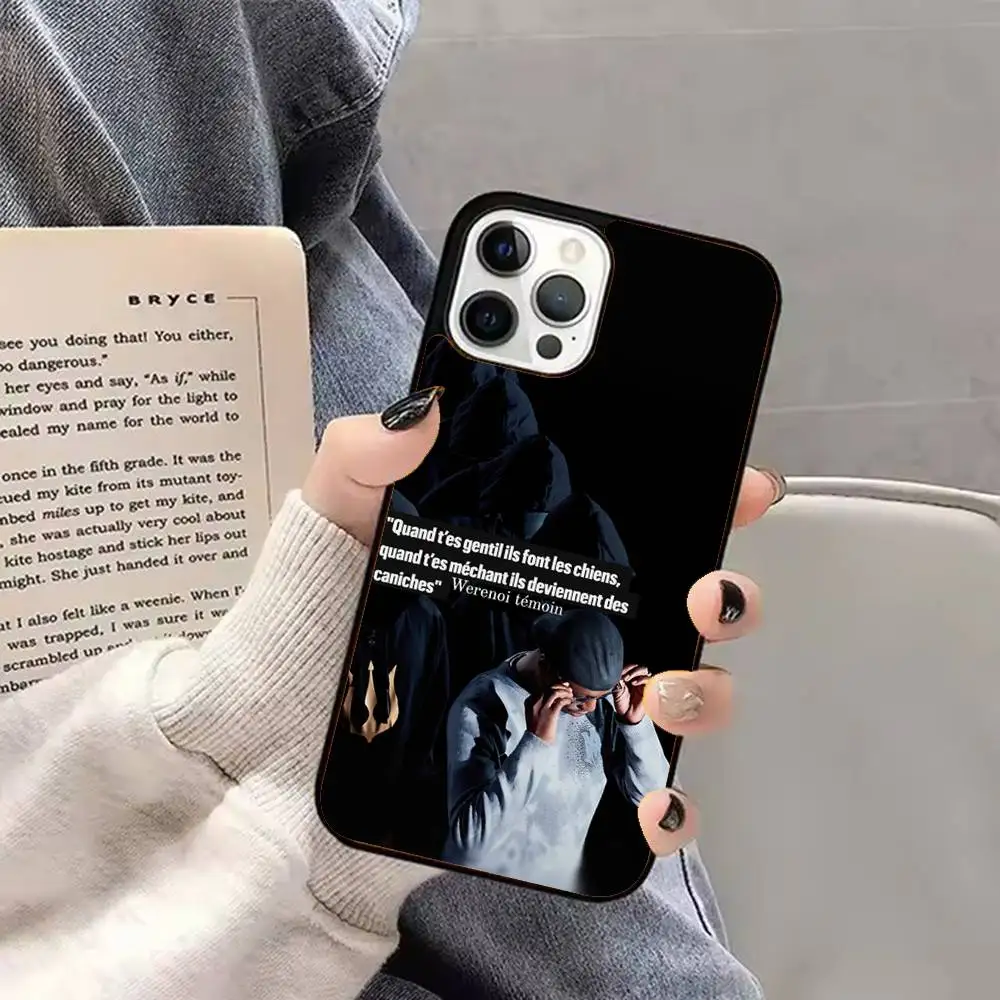 1pc W-Werenoi Diamant Noir Casing Ponsel Magnet Kuat Untuk IPhone17 16 15 14 13 Pro Max 11 12 Mini