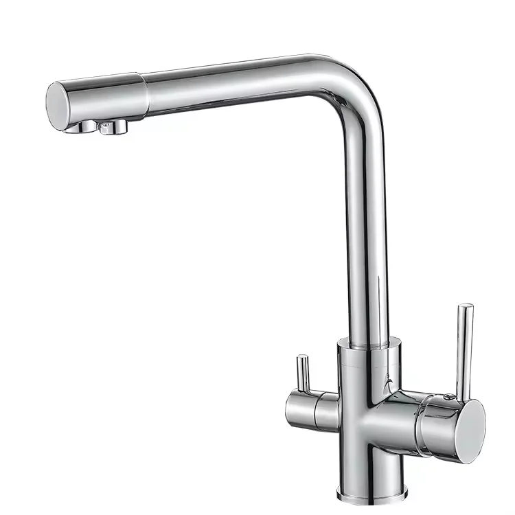 Kitchen Faucet For Direct Drinking Integrated Water & Vegetable Basin Tap For Sink Lighting Brass Modern