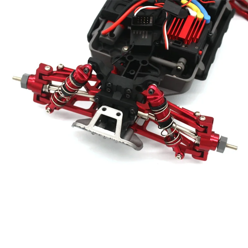 HFES 4 قطعة ممتص الصدمات المعدني لـ HBX 16889 16889A 16890 16890A SG1601 SG1602 1/16 RC ترقية أجزاء السيارة اكسسوارات التيتانيوم