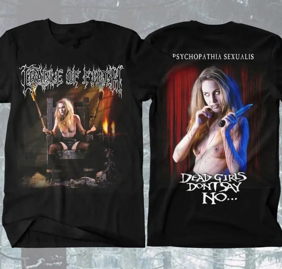 

Футболка Cradle Of Filth Dead для девочек, размер S 5XL