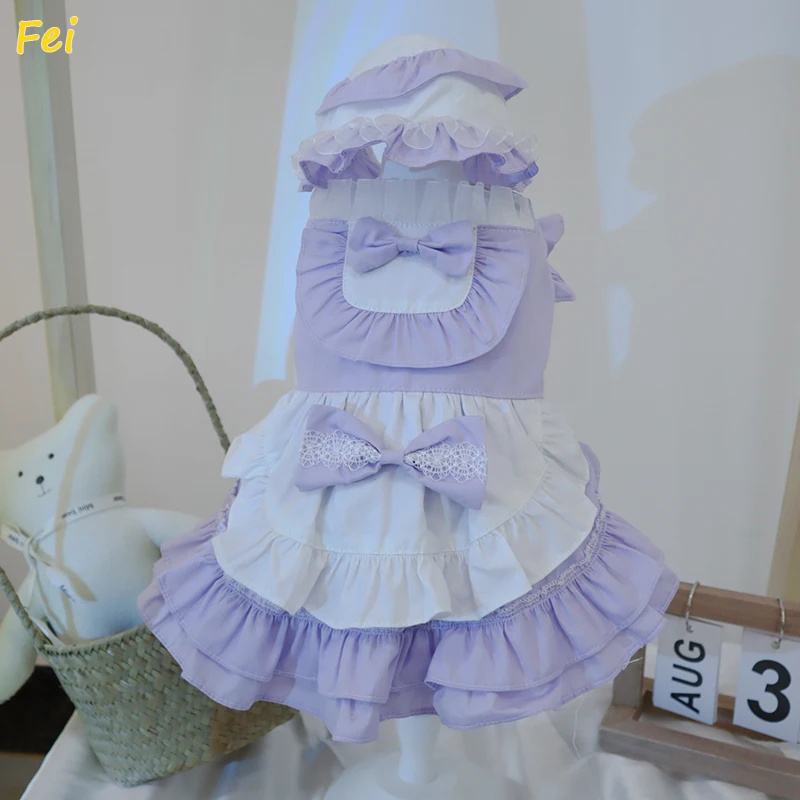 

Small Dog Dress Summer Pet Apparel Cat Skirt Chihuahua Clothing Yorkshire Terrier Pomeranian Shih Tzu Maltese Puppy Dog Clothes