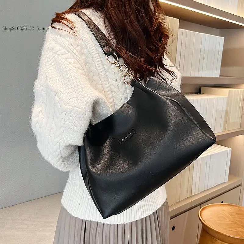 Commuting Casual Simple Large Capacity Single Shoulder Crossbody Tote Bag Woman