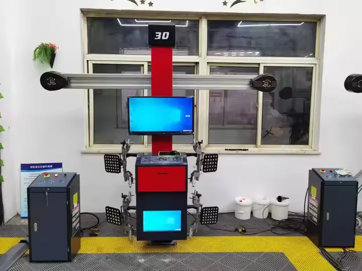 3D Four Wheel Alignment Machine Automatic Lift Beam High Precision Wheel Aligner For Tire Shop