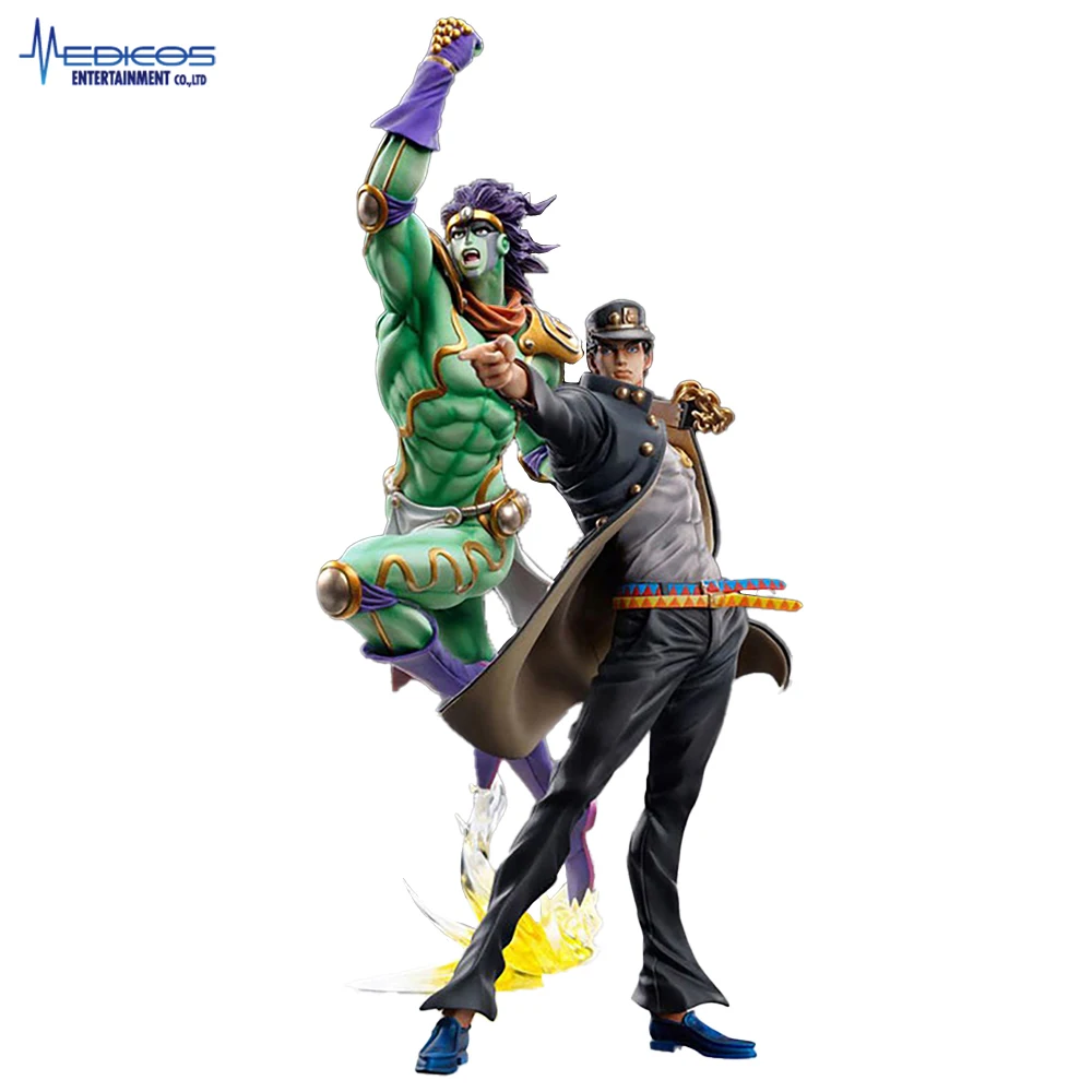 Medicos Statue Legend Jotaro Kujo & Star Platinum (Reissue) (JoJo's Bizarre Adventure Part 3) Anime Action Figure Model Toys