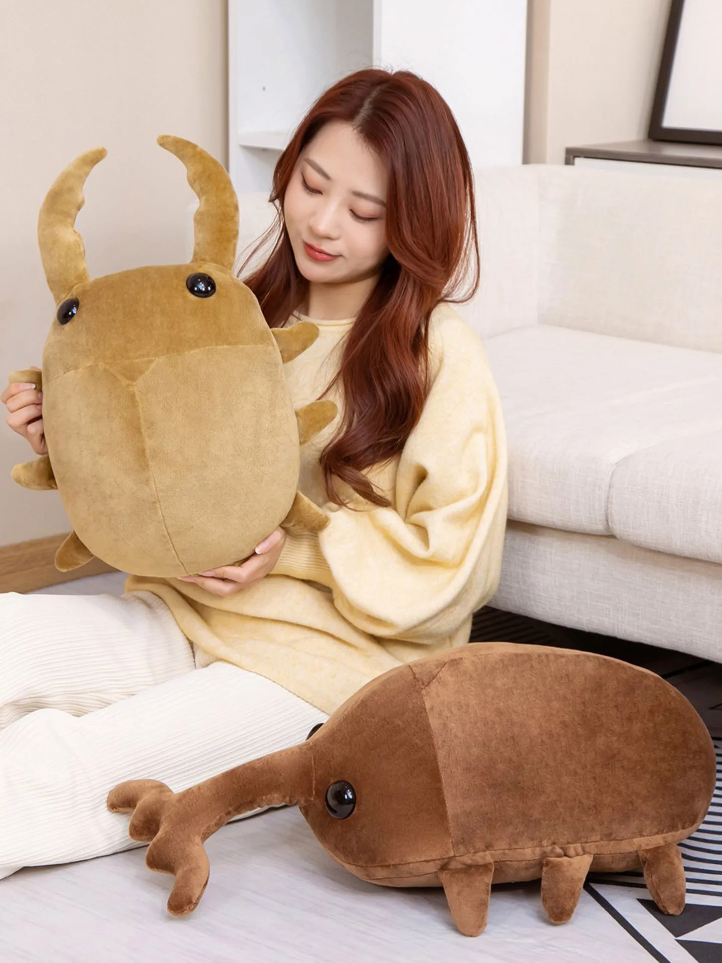 

Милая плюшевая игрушка-насекомое, фигурка животного, подарок на день рождения для девочек, вращающаяся на 360 градусов, мягкая игрушка с наполнителем из ПП хлопка, из Гуандуна