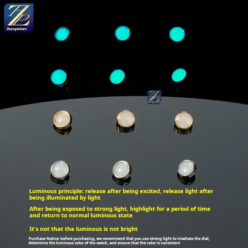 2,3x0,45 м маленькое отверстие для Rolex синий зеленый черный водный призрак светящиеся бусины ночной жемчуг сапфировый ободок вставка керамические аксессуары