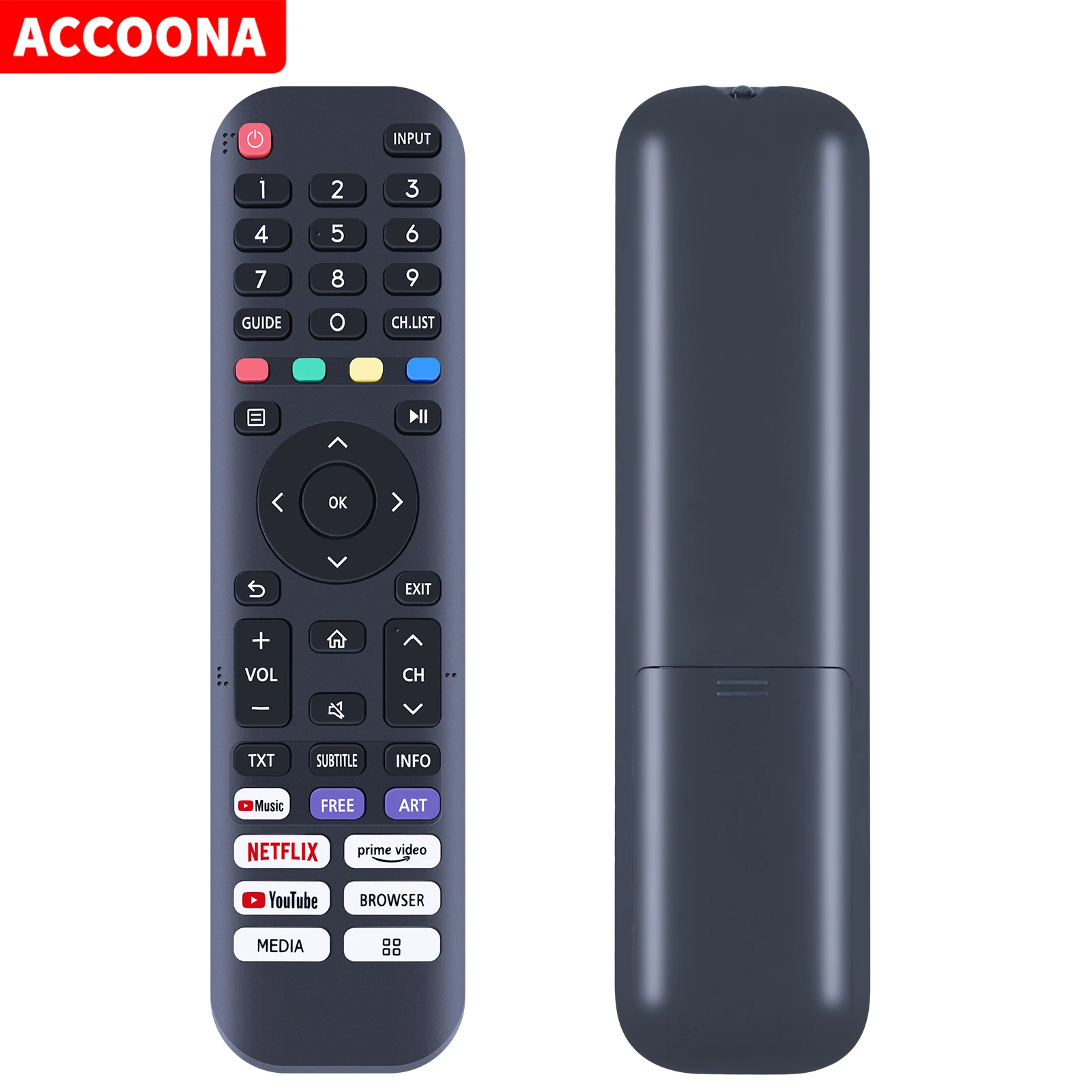 EN2J30H Remote Control for Hisense Vidaa Smart TV 2020 32A45GV 40H5G 40A4GV 40A40GV 40A40GMV 40H55G 40A4HV 40A4070GMV 43H6G 43H