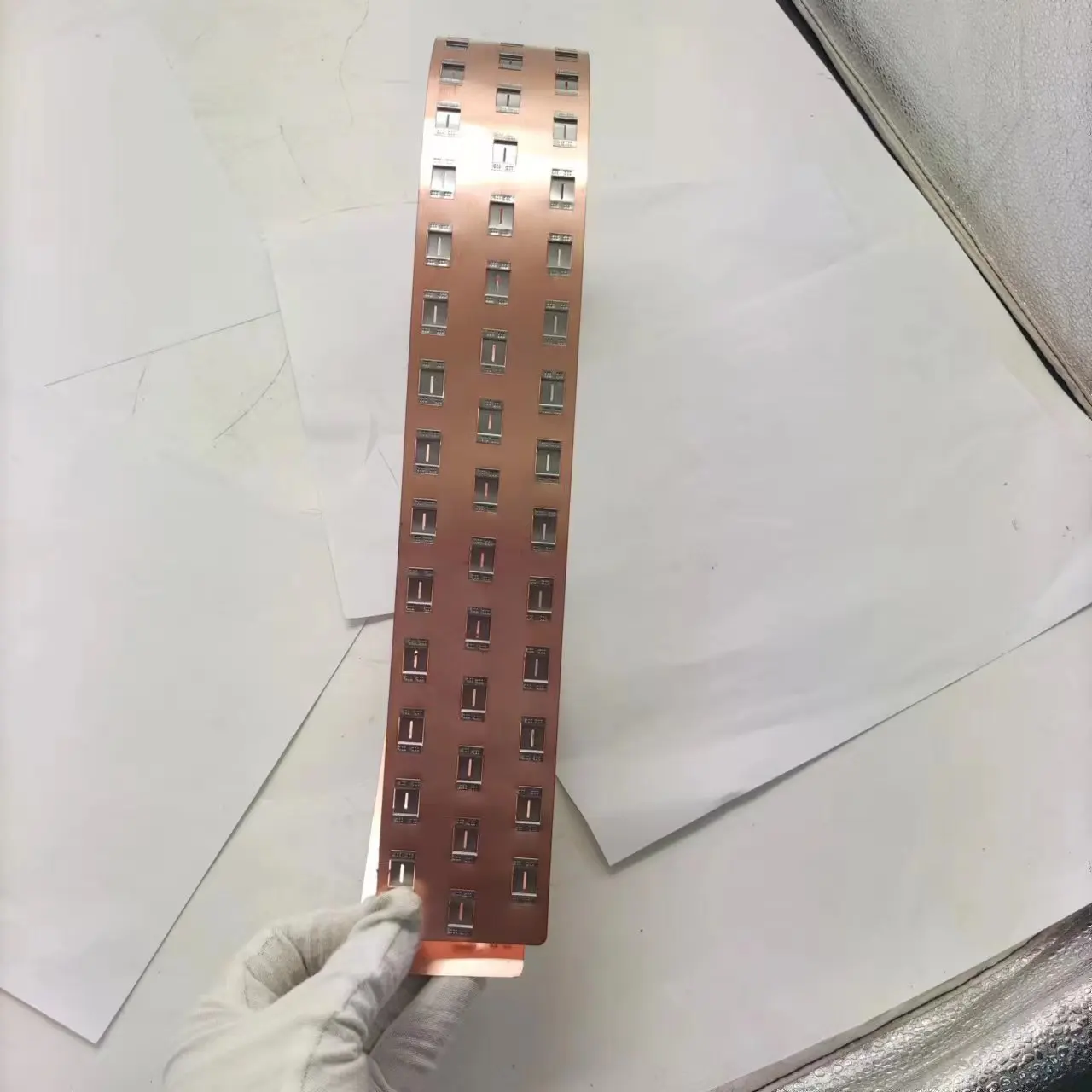 21700-3P  Battery Connector Good Price 18650 26650 Copper Nickel Composition Sheet   Copper Nickel Busbar Can Be Customized 2PCS