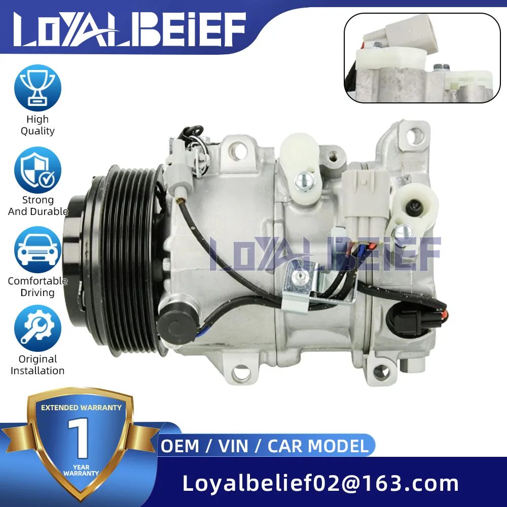 Compresseur de climatisation automobile pour LEXUS IS250 IS350 GS300 GS350 2.5L 3.0L 3.5L 6SBU16C 88320-3A300 88320-3A270 883203A30084