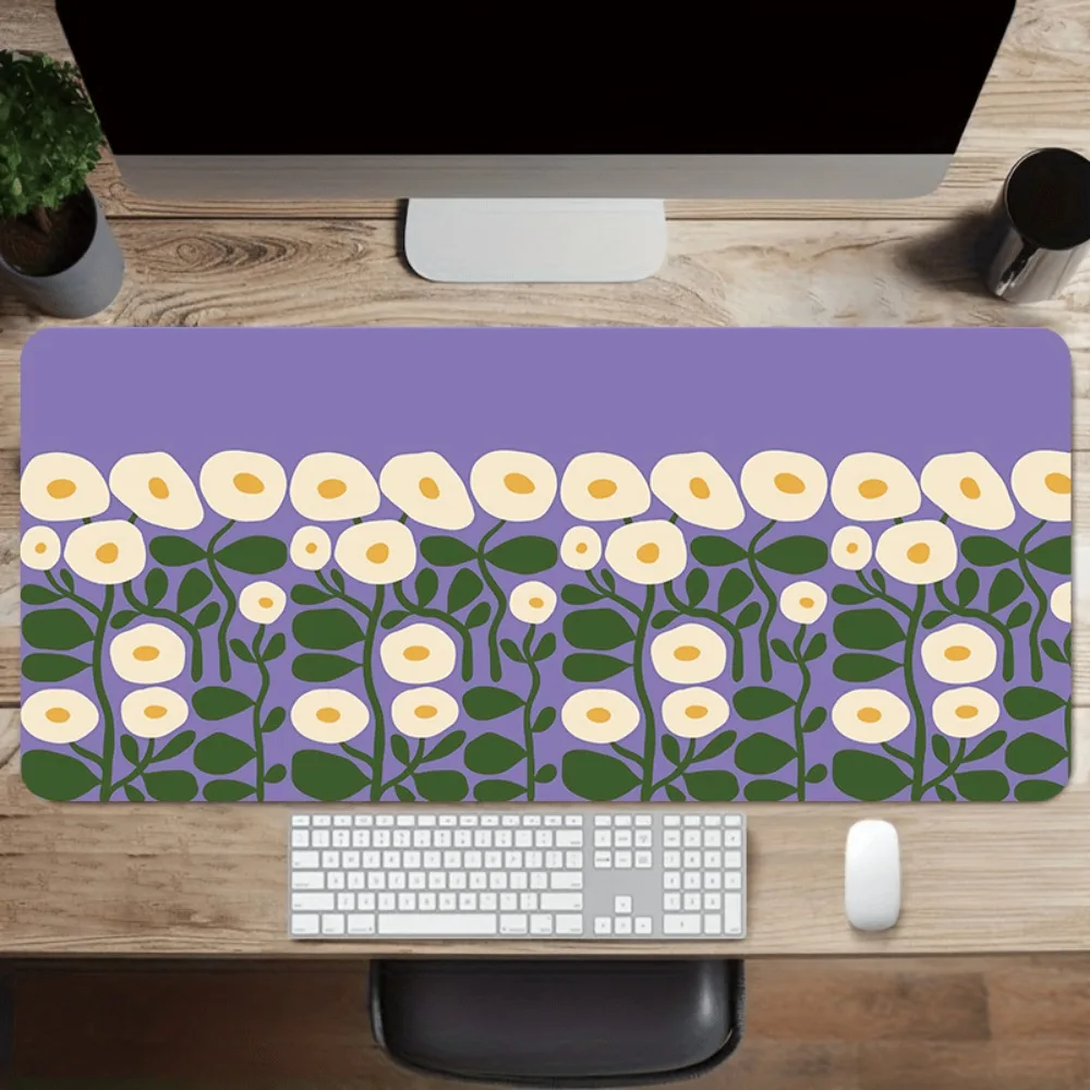 Tapis de bureau antidérapant, tapis de clavier pour jeux et bureau, accessoires de jeu durables et fiables, tapis de souris