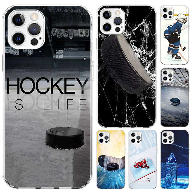 Ice Hockey Rink Sport Phone Case for Iphone 16 15 14 13 12 Mini 11 Pro Max X XS XR 7 Plus 8 SE 2020 Soft Funda Print Shell