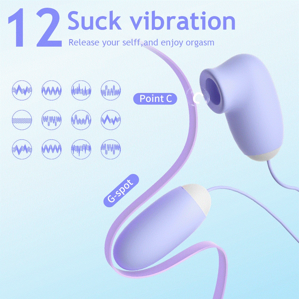 Magic Box Sucking Vibrating Egg Massager Clitoral Nipple Suction Cup Stimulator Clitoral G-Spot Vibrator Vagina Ball Women