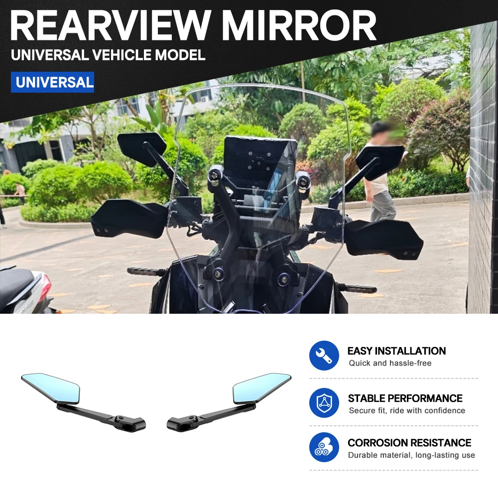 Motorcycle Rear View Mirror Winglet Side Mirror For HONDA CBR1000RR, Adjustable Rearview Mirror, Wind Wing Mirror Accessories