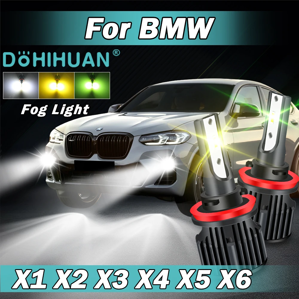 

Для BMW X1 X2 X3 X4 X5 X6 Передняя противотуманная фара E84 F48 F39 E83 F25 F26 E53 E70 F15 F85 F16 F86 E71 E72 Светодиодная лампа