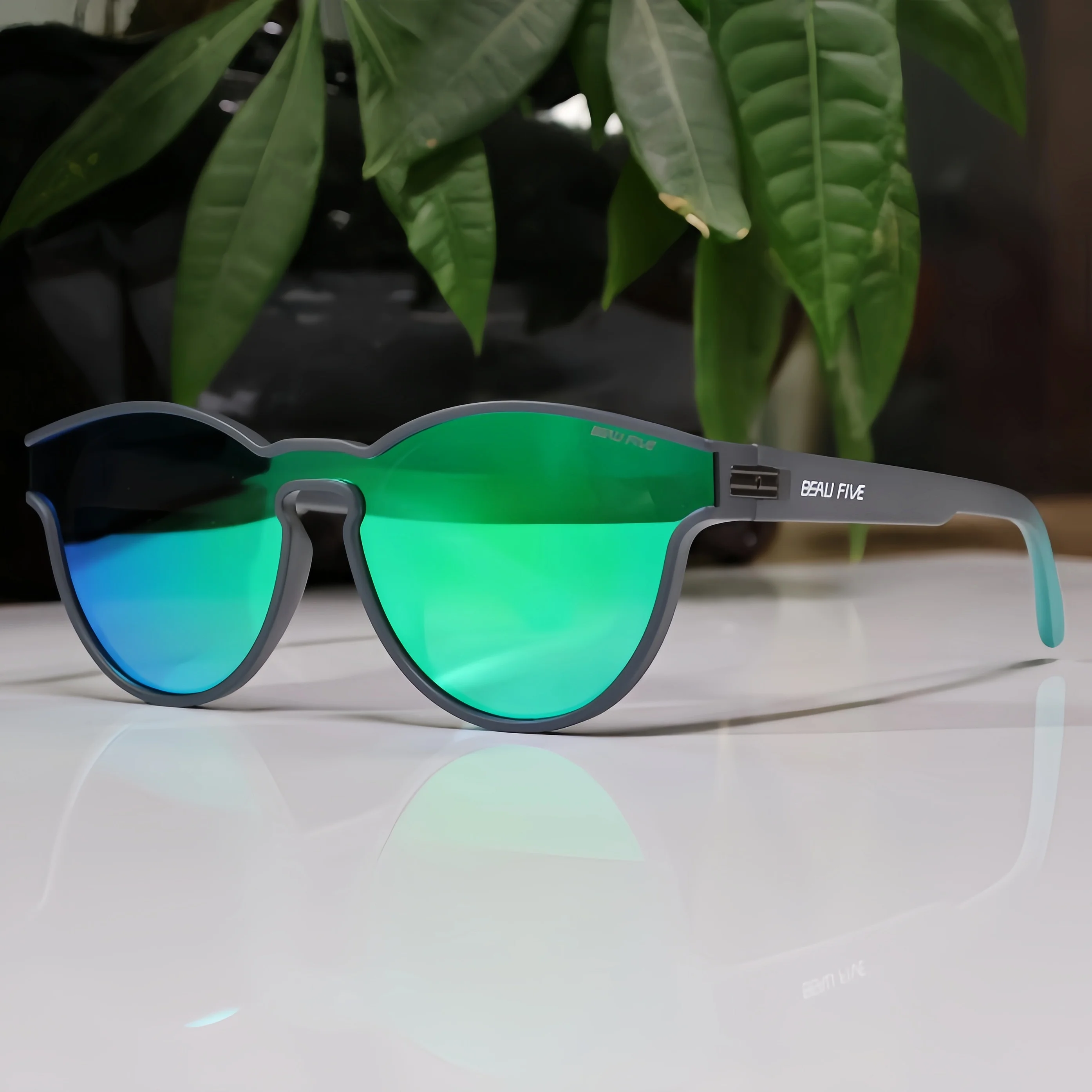 

BEAU FIVE Polarized Outdoor Sport Sunglasses Men Women UV400 Fishing Driving Cycling Running Hiking Mirror Lens Eyewear B03