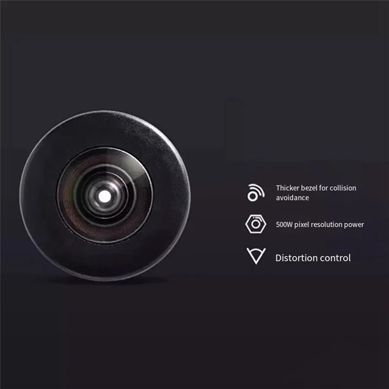 

ABKN-For Caddx Ratel2 Analog Camera 500MP Pixel 165° Viewing Angle Traverser FPV Versatile Convenience Camera, Durable Red