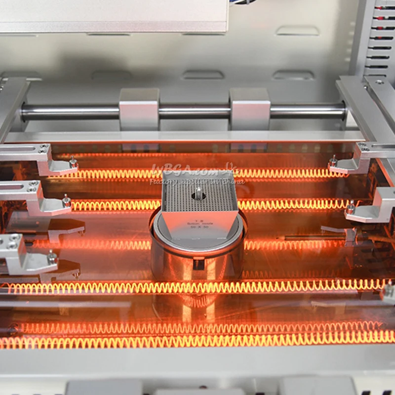 LY Re-make G620-PRO Optical Alignment Infrared Tube BGA Rework Station Customized 3 Temperature Zones Hot Air Infrared Heating