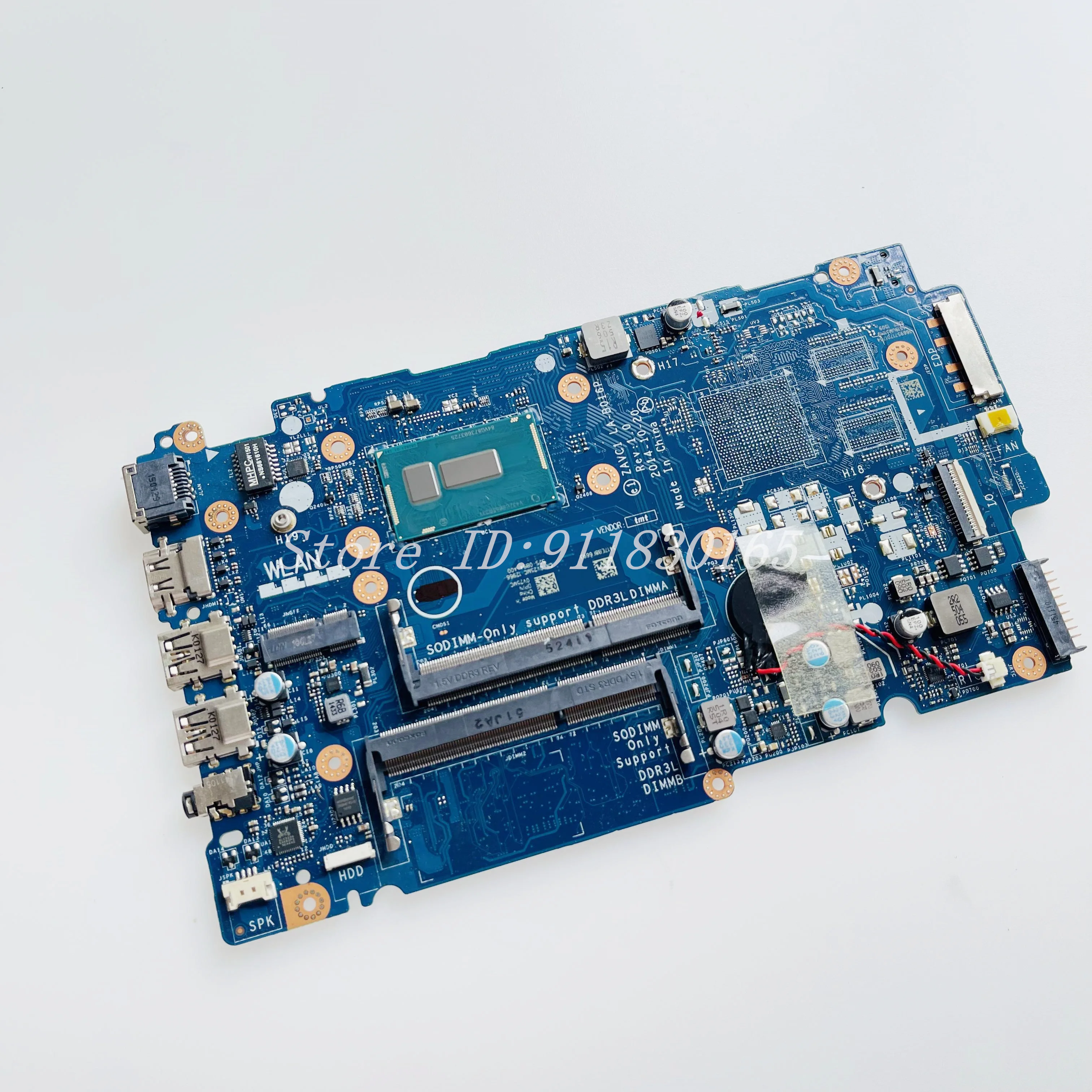 Imagem -03 - Placa-mãe Portátil para Dell Inspiron 5443 5447 5448 15 5543 5547 5548 i3 i5 i7 Cpu Uma Cn0v25mc 006m0k