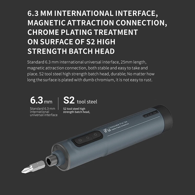 Electric Mini Screwdriver 3.6V Cordless Screwdriver 6.3*25mm 29pcs S2 Bits Li-ion Battery 2 Speed Max 5Nm Tools Used for Repaire