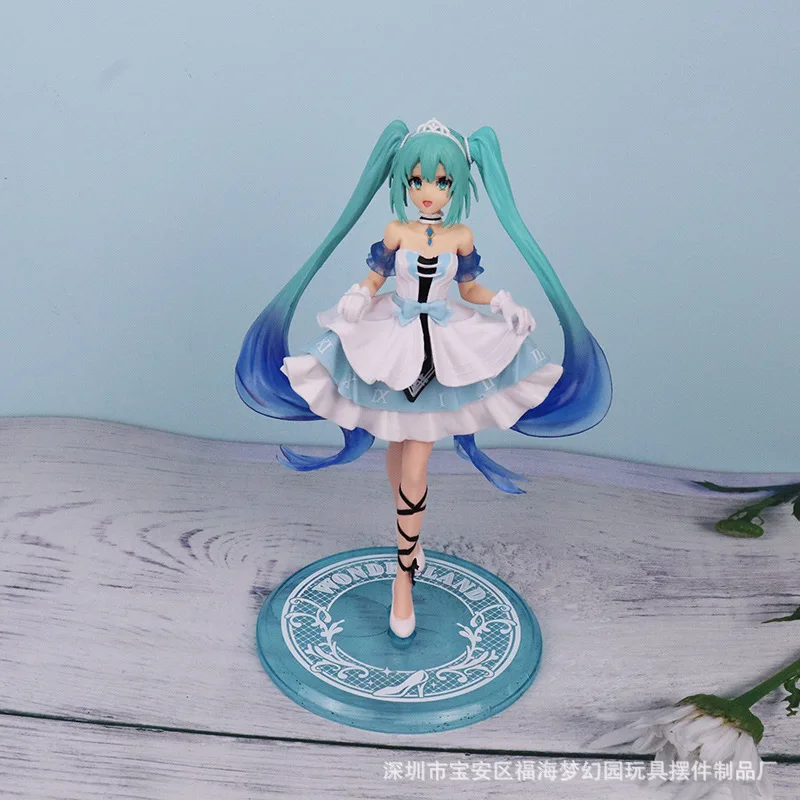 Anime Hatsune Miku Virtual Singer Manga Figurines Cinderella Hatsune Miku Pvc Action Figure Kawaii Model New Year Gift