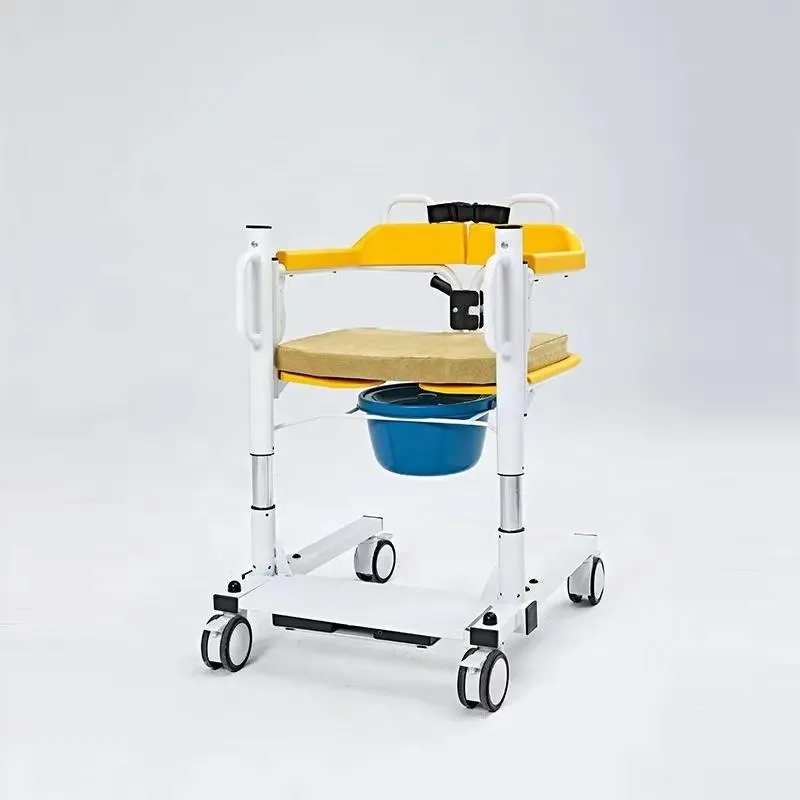 Electric Patient Lift Transfer Chair Wheelchair Toilet Seat for Elderly Disabled