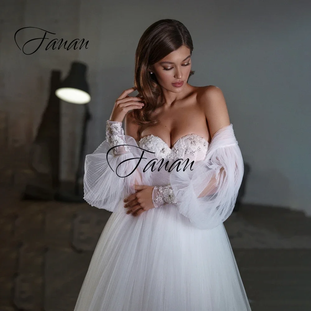 New Sweetheart See-Through Cap Sleeve Wedding Dress A-Line Appliques Sexy Backless Bridal Gown robe de soirée  mariage платье