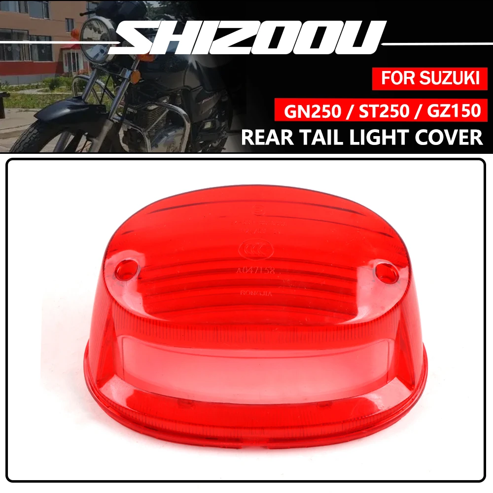 Lente de Luz Trasera para Motocicleta, Lente Roja de ABS para Suzuki YES 125 EN125 SE EN 125 YES 125, Repuestos para Suzuki 125 - Años 2005 a 2016