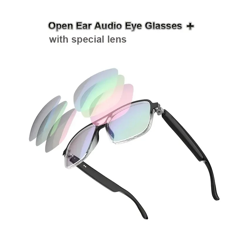Xiaomi Gs10 Occhiali Bluetooth intelligenti Cambia colore Lente Chiamata audio Navigazione Occhiali Bluetooth anti luce blu 2025 Nuovo