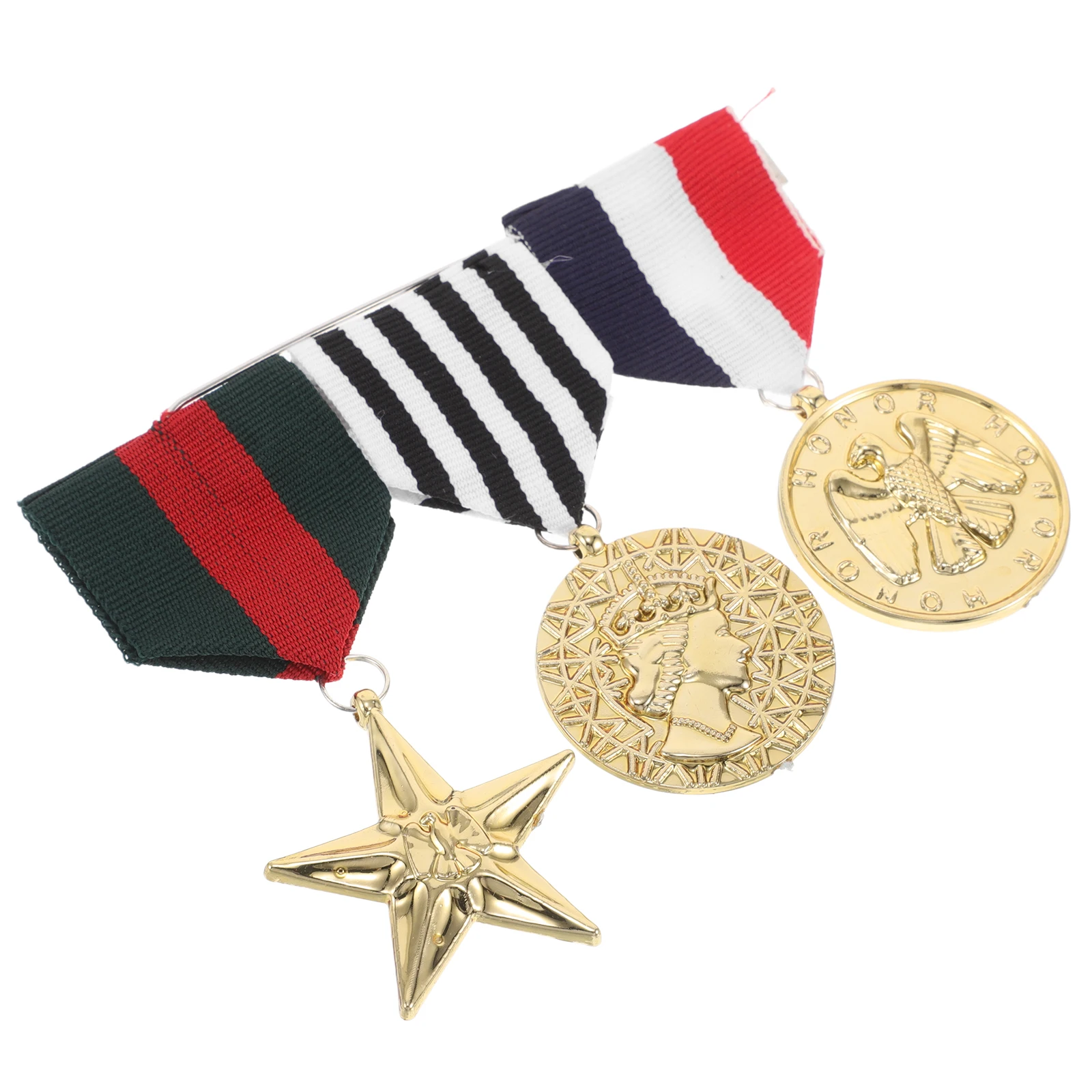 

Props Award Medals Masquerade Accessory Prize Badge Navy Decor Delicate Medals Plastic Medal Cosplay Awards Halloween Medal Toy