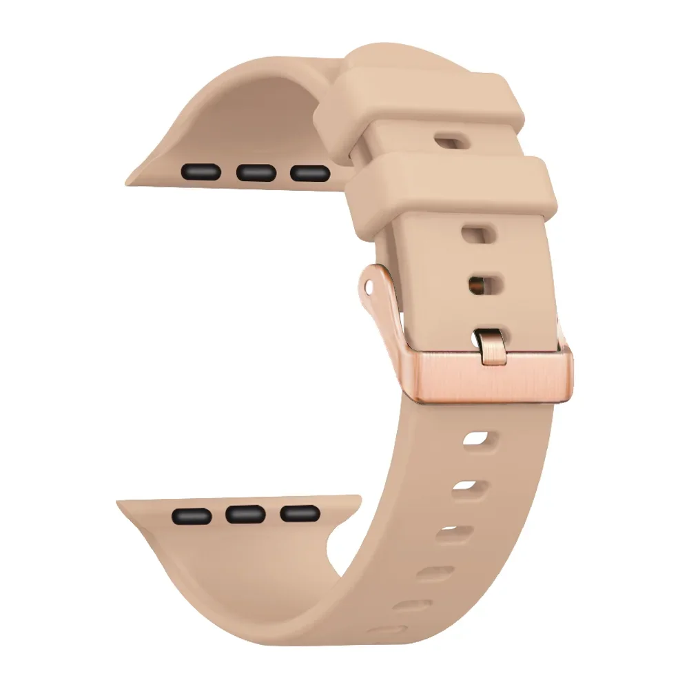 실리콘 스포츠 스트랩 밴드 팔찌 애플워치 시리즈 10 42mm 9 8 7 41mm 6 5 4 40mm SE 40mm 손목밴드 시계줄 액세서리