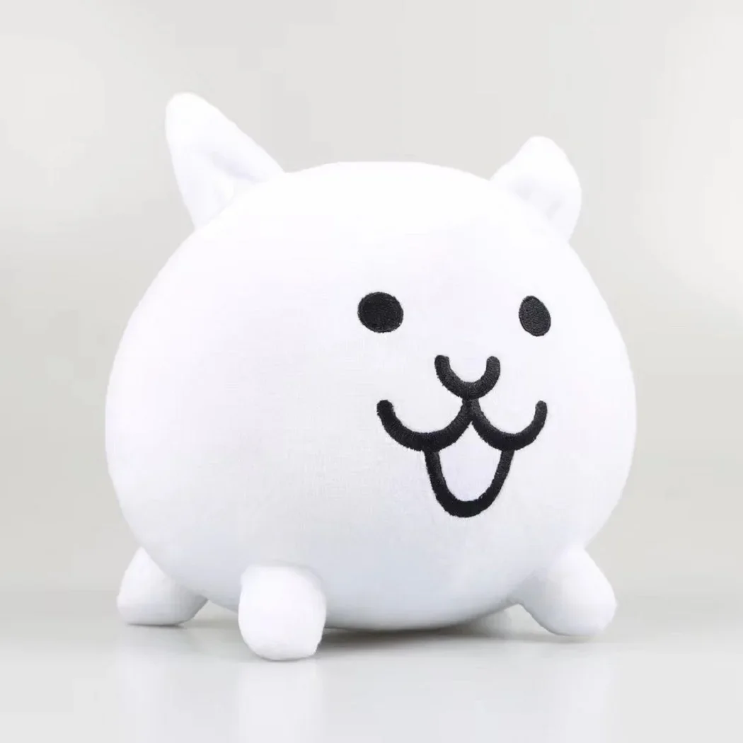 Cartoon Nyanko Great War Plush Doll Anime Animal Battle Cats Stuffed Plushie Toys For Kids Christmas Birthday Gifts 20cm