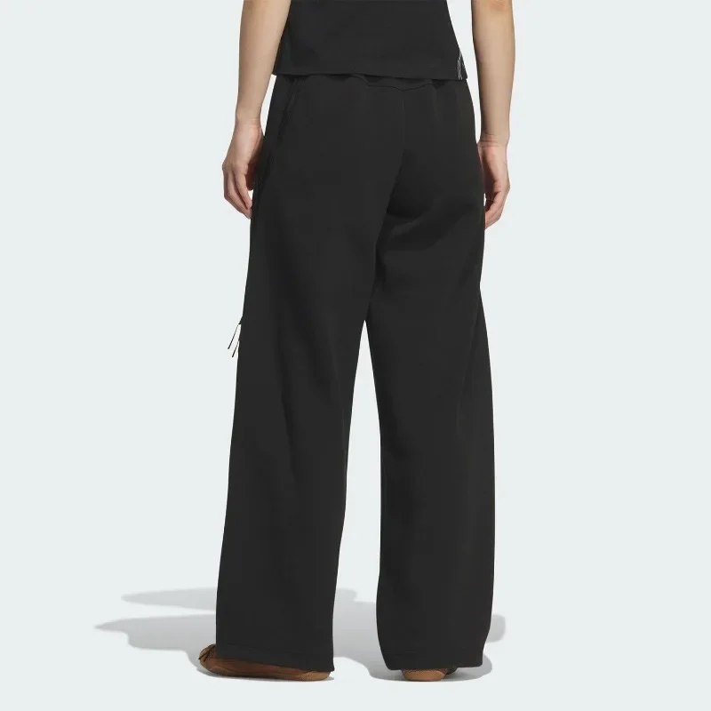 Adidas Four Seasons Women's Daily Sports Straight Knitted Trousers, Pants for Women Training & Daily Wear KC2695