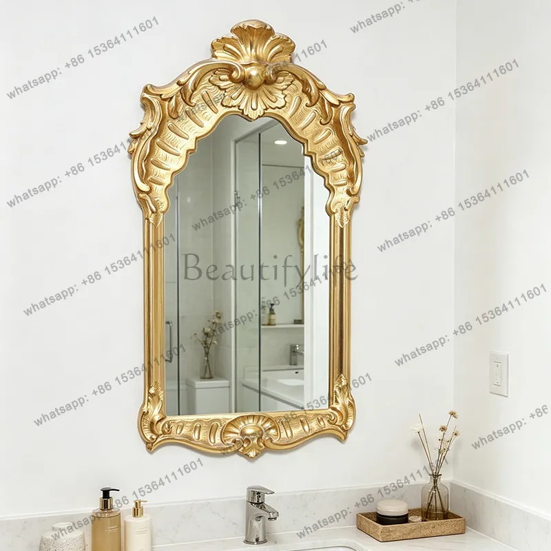 LD Luxury Nordic Mirror Wall Vanity Girls Big Men Bedroom Funky Bathroom Xenomorph Mirror Living Room Espelhos