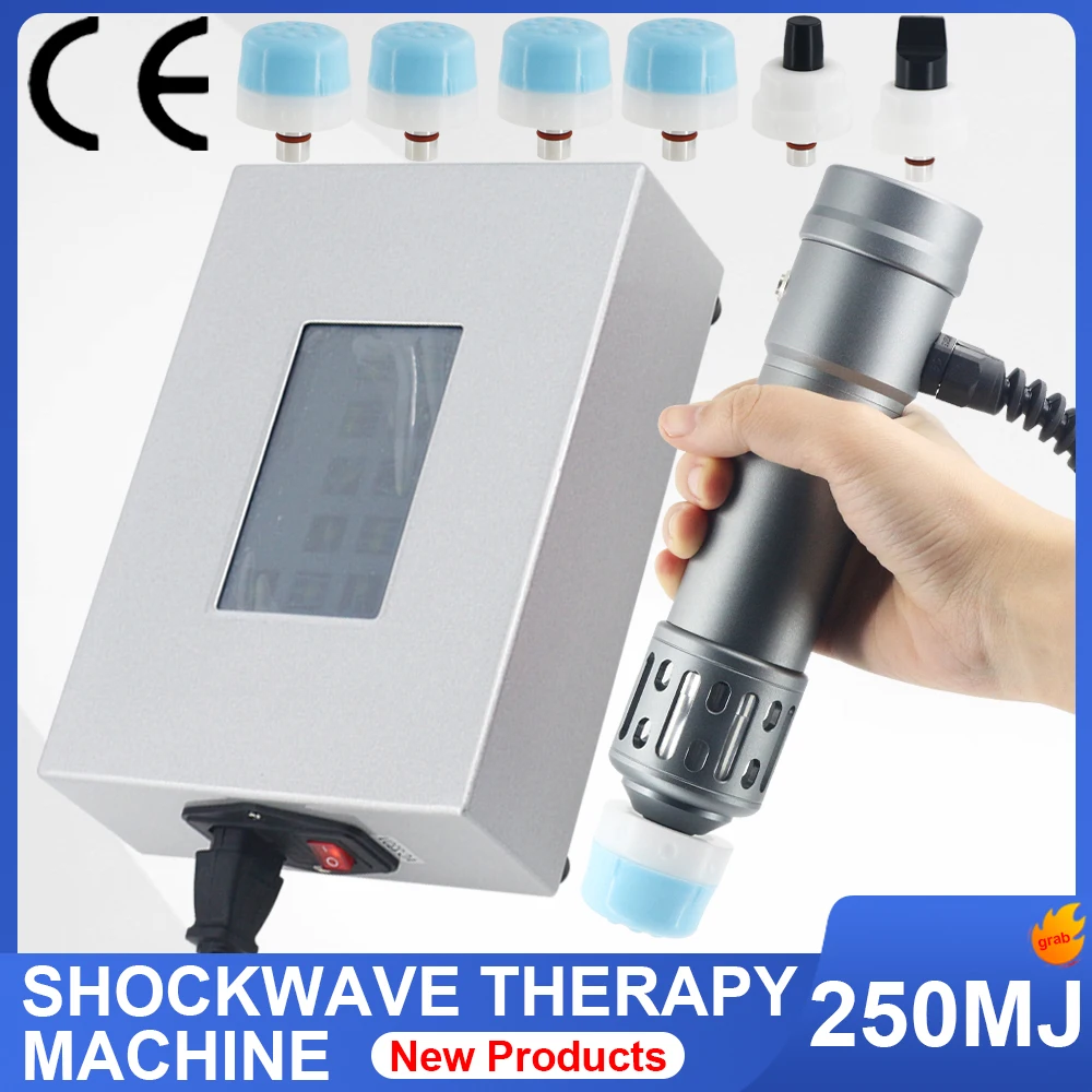 

250MJ Shockwave 2024 New Professional Shock Wave Therapy Machine Effective ED Treatment Massager Neck Relief Pain Body Relaxing