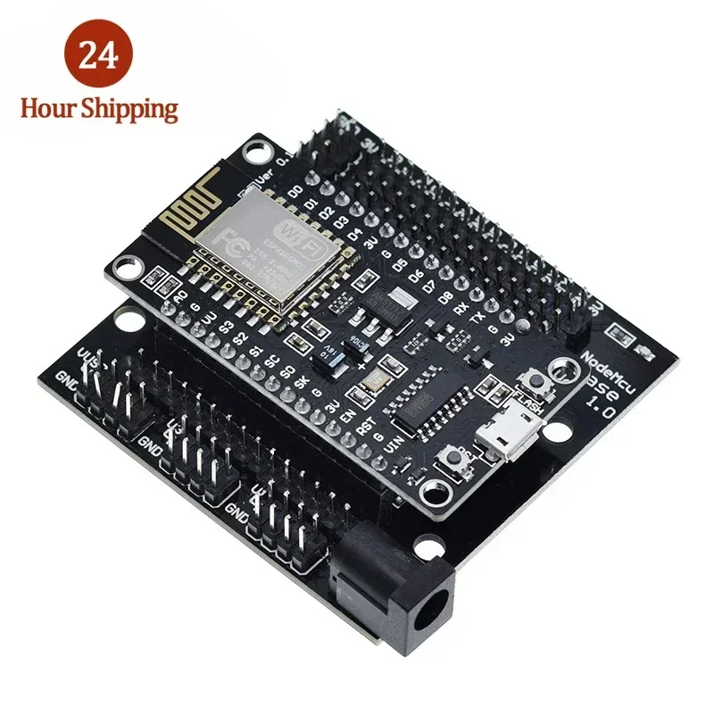 NodeMcu Node MCU Base ESP8266 ESP-12E Testing DIY Breadboard Basics Tester Suitable For NodeMcu V3 For Arduino IDE