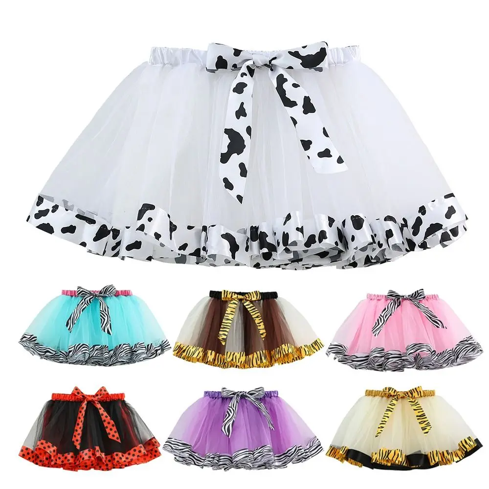 

Пышные тюлевые юбки-пачки для девочек, юбка принцессы с эластичной резинкой на талии и звездами, бальное платье, сетчатый наряд для вечеринки