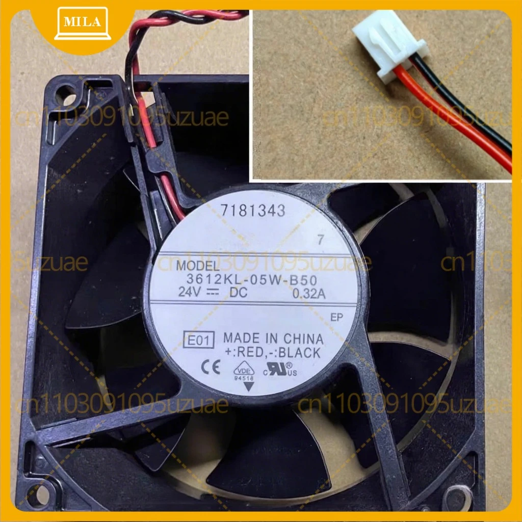 

Вентилятор для инвертора NMB 3612KL-05W-B50, 24В, 0.32А, 9 см, 9232, двухпроводной