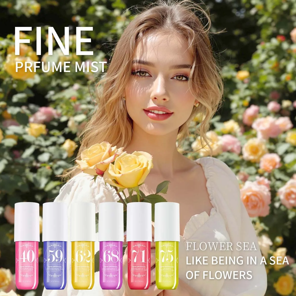 

Digital Perfume, Natural, Fresh and Niche, Women's Body Spray, Long-lasting and Delicate Fragrance, Attractive on Dates.