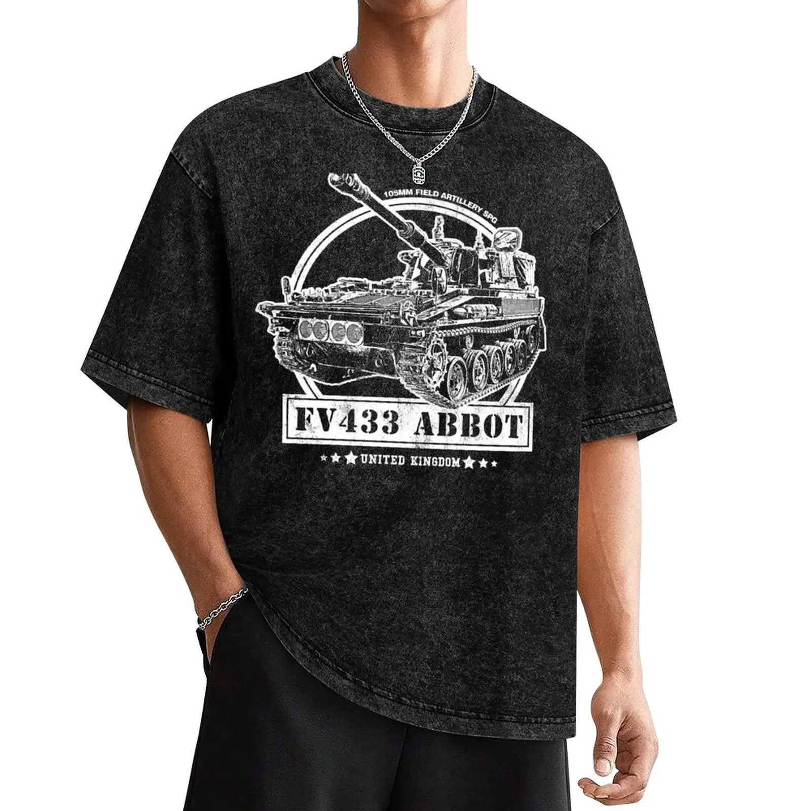 FV433 Abbot SPG T-Shirt boys animal print basketball graphic tees men clothing