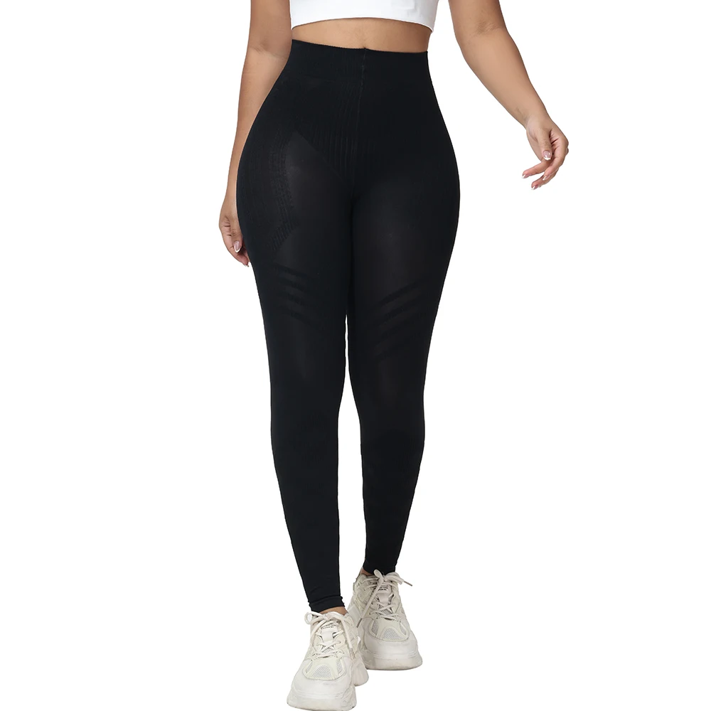 กางเกงเลกกิ้งเอวสูง กระชับหน้าท้อง ทรงเข้ารูป เซ็กซี่ ยกสะโพก ยืดหยุ่น สำหรับออกกำลังกายและใส่ในชีวิตประจำวัน