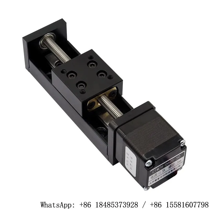 CTM28-0601-50 28 Stepper Motor Linear Slide Module T-type Screw Mini Precision Electric Linear Motion Rail Stage