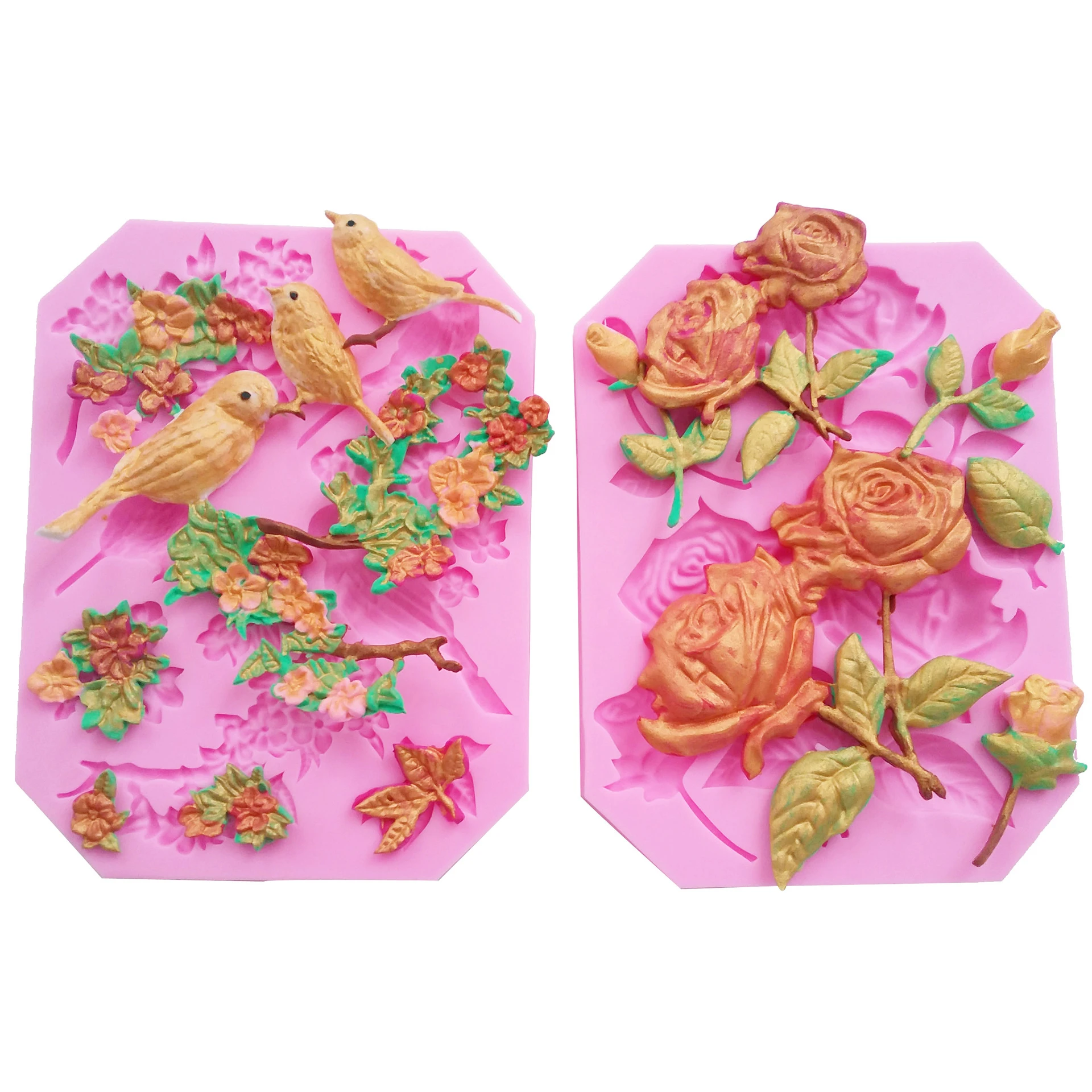 Accesorios de cocina, herramientas de cocina de seis uvas, decoración de boda, molde de silicona para hornear, Fondant, artesanía de azúcar, pastelería, dulces Eid